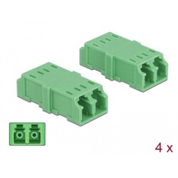 Adapter światłowodowy LC Duplex żeńskie do LC Duplex żeńskie 4 szt. Delock 85924