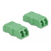 Adapter światłowodowy LC Duplex żeńskie do LC Duplex żeńskie 4 szt. Delock 85924