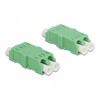 Adapter światłowodowy LC Duplex żeńskie do LC Duplex żeńskie 4 szt. Delock 85924