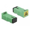 Adapter światłowodowy SC Simplex żeńskie do SC Simplex żeńskie z klapką osłonową lasera 4 szt. Delock 85925