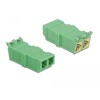 Adapter światłowodowy LC Duplex żeńskie do LC Duplex żeńskie z klapką osłonową lasera 4 szt. Delock 85927