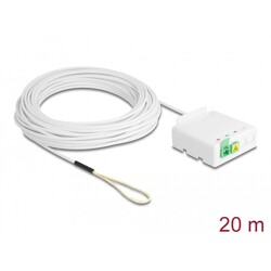 Skrzynka przyłączeniowa światłowodu 2 x SC/APC Simplex z zestawem kabli 20 m Delock 85932