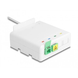 Skrzynka przyłączeniowa światłowodu 2 x SC/APC Simplex z zestawem kabli 30 m Delock 85933