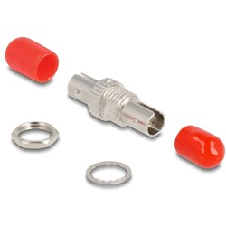 Złącze światłowodowe ST Simplex żeńskie do ST Simplex żeńskie, metalowe Delock 86835