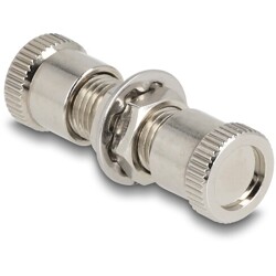 Złącze światłowodowe SMA 905 Simplex żeńskie do SMA 905 Simplex żeńskie, metalowe Delock 86836