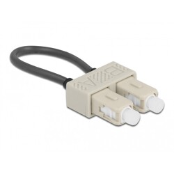 Adapter światłowodowy z pętlą zwrotną, SC / OM2, wielomodowy, beżowy Delock 86922