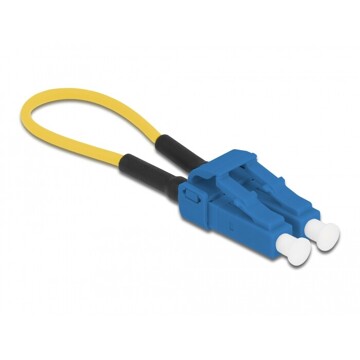 Adapter światłowodowy z pętlą zwrotną, LC / UPC, jednomodowy, niebieski Delock 86924