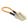 Adapter światłowodowy z pętlą zwrotną, LC / OM2, wielomodowy, beżowy Delock 86930