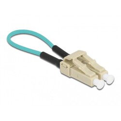 Adapter światłowodowy z pętlą zwrotną, LC / OM3, wielomodowy, beżowy Delock 86931