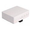 Łącznica światłowodowa na szynie DIN Rail 4-portowa SC Simplex / LC Duplex, biała Delock 87141