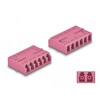 Adapter światłowodowy HD LC Hexaplex żeńskie na LC Hexaplex żeńskie, fioletowy Delock 87928