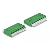 Adapter światłowodowy HD LC Octuplex żeńskie na LC Octuplex żeńskie, zielony Delock 87929