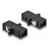 Adapter światłowodowy MTRJ żeńskie na MTRJ żeńskie, czarny Delock 87933