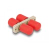Adapter światłowodowy ST Duplex żeńskie na ST Duplex żeńskie, beżowy Delock 87935