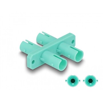 Adapter światłowodowy ST Duplex żeńskie na ST Duplex żeńskie, morski Delock 87936