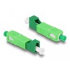Adapter światłowodowy hybrydowy SC Simplex męskie na LC Simplex żeńskie, zielony Delock 87940