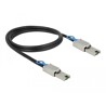 Przewód Mini SAS SFF-8088  Mini SAS SFF-8088 1 m Delock 83061