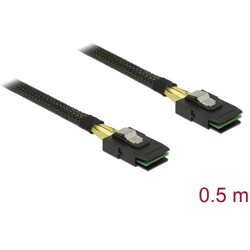 Przewód Mini SAS SFF-8087  Mini SAS SFF-8087, 0,5 m Delock 83055