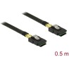 Przewód Mini SAS SFF-8087  Mini SAS SFF-8087, 0,5 m Delock 83055