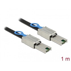 Przewód Mini SAS SFF-8088  Mini SAS SFF-8088 1 m Delock 83061