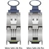 Przewód Mini SAS SFF-8088  Mini SAS SFF-8088 1 m Delock 83061