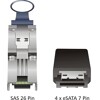 Przewód Mini SAS SFF-8088  4 x eSATA, 1 m Delock 83064
