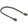 Przewód Mini SAS HD SFF-8643  Mini SAS SFF-8087, 0,5 m Delock 83388