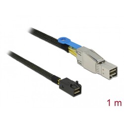Przewód Mini SAS HD SFF-8644  Mini SAS HD SFF-8643, 1 m Delock 83618