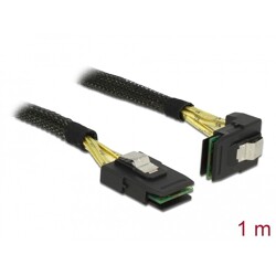 Przewód Mini SAS SFF-8087  Mini SAS SFF-8087, kątowe, 1 m Delock 83642