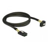 Przewód Mini SAS SFF-8087  Mini SAS SFF-8087, kątowe, 1 m Delock 83642