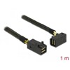 Przewód Mini SAS HD SFF-8643  Mini SAS HD SFF-8643, kątowe, 1 m Delock 83643