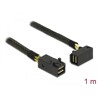 Przewód Mini SAS HD SFF-8643  Mini SAS HD SFF-8643, kątowe, 1 m Delock 83643