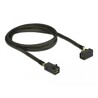 Przewód Mini SAS HD SFF-8643  Mini SAS HD SFF-8643, kątowe, 1 m Delock 83643