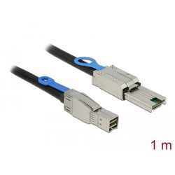 Przewód Mini SAS HD SFF-8644  Mini SAS SFF-8088, 1 m Delock 83734