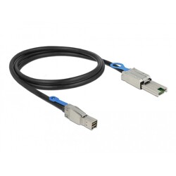 Przewód Mini SAS HD SFF-8644  Mini SAS SFF-8088, 1 m Delock 83734