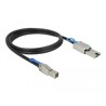 Przewód Mini SAS HD SFF-8644  Mini SAS SFF-8088, 1 m Delock 83734
