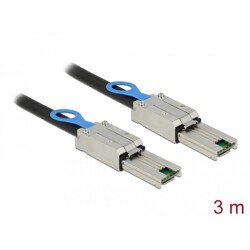 Przewód Mini SAS SFF-8088  Mini SAS SFF-8088, 3 m Delock 83736