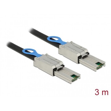 Przewód Mini SAS SFF-8088  Mini SAS SFF-8088, 3 m Delock 83736