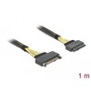 Przewód przedłużający z wtykiem męskim U.2 SFF-8639  wtyk żeński U.2 SFF-8639, o długości 1 m Delock 84518