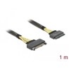 Przewód przedłużający z wtykiem męskim U.2 SFF-8639  wtyk żeński U.2 SFF-8639, o długości 1 m Delock 84518