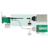 Kabel SFF-8643 męski  U.2 SFF-8639 żeńskie + SATA złącze zasilania 75 cm Delock 84821
