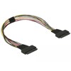 Kabel U.2 SFF-8639 gniazdo  SFF-8639 gniazdo 0,5 m Delock 84824