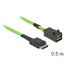 Przewód OCuLink PCIe SFF-8611  SFF-8643, 0,5 m Delock 85694