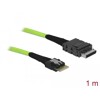 Przewód OCuLink PCIe SFF-8611  Slim SAS SFF-8654, 1 m Delock 85755