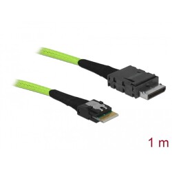 Przewód OCuLink PCIe SFF-8611  Slim SAS SFF-8654, 1 m Delock 85755