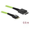 Przewód OCuLink PCIe SFF-8611  Slim SAS SFF-8654, 0,5 m Delock 85801