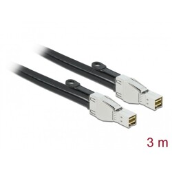 Kabel PCI Express Mini SAS HD SFF-8674 do SFF-8674 3 m Delock 86623