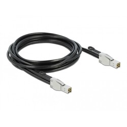 Kabel PCI Express Mini SAS HD SFF-8674 do SFF-8674 3 m Delock 86623
