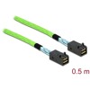 Kabel PCI Express Mini SAS HD SFF-8673 do SFF-8673 0,5 m Delock 86624