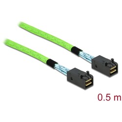 Kabel PCI Express Mini SAS HD SFF-8673 do SFF-8673 0,5 m Delock 86624